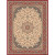 Classical ManorCream/Red 5 Feet 3 Inch x 7 Feet 5 Inch Area Rug