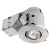 90680 3 Inch Swivel Recessed Lighting Kit; Brushed Nickel Finish