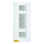 34 In. x 80 In. Marjorie Delta Satin 3-Lite Prefinished White Right-Hand Inswing Steel Entry Door