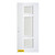 32 In. x 80 In. Marjorie Satin Opaque 3-Lite Prefinished White Right-Hand Inswing Steel Entry Door