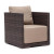 Park Island Armchair Brown