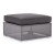 Clear Water Bay Ottoman Gray