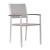 Metropolitan Armchair Brushed Aluminum