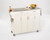 Create-a-Cart White Finish Stainless Top