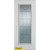 Geometric Patina Full Lite White 36 In. x 80 In. Steel Entry Door - Right Inswing
