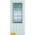 Architectural Patina 3/4 Lite 2-Panel White 32 In. x 80 In. Steel Entry Door - Right Inswing