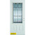 Architectural Patina 3/4 Lite 2-Panel White 34 In. x 80 In. Steel Entry Door - Left Inswing