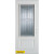 Architectural Zinc 3/4 Lite 1-Panel White 34 In. x 80 In. Steel Entry Door - Left Inswing