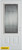 Orleans Patina 3/4 Lite 2-Panel White 36 In. x 80 In. Steel Entry Door - Left Inswing