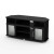 City Life Collection Corner Tv Stand Pure Black