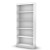 Freeport Collection 5-Shelf Bookcase Pure White