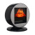 FPE-427-F Desktop Fireplace / Space Heater - Black/Silver