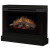 Slater Electric Fireplace with Smoked Glass and Metallic Beltline