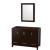 Sheffield 48 In. Vanity Cabinet with Medicine Cabinet in Espresso