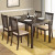 DRG-795-Z Atwood 5pc Dining Set; with Beige Microfiber Seats