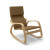 LAQ-625-C Aquios Bentwood Contemporary Rocking Chair in Warm Brown