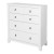 Ariella 4-Drawer Chest; Eternal White