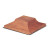 Western Red Cedar Flat Post Cap 2 Inch x 6 Inch x 6 Inch