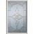 Traditional 1/2 Lite Decorative Glass with Zinc Caming
