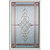 Art Deco 1/2 Lite Decorative Glass with Patina Caming