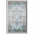 Art Deco 1/2 Lite Decorative Glass with Patina Caming