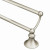 Glenshire Brushed Nickel 24 Inch Double Towel Bar