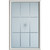 V-Groove 1/2 Lite Decorative Glass