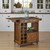 Danville Kitchen Cart Oak Finish