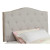 Grace 39 Inch Twin Headboard Only-Natural Linen