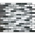Shiny Greys Oblong Stick-It Tile 9.25 Inch x 11 Inch Single Pack (1 Tile)