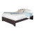 Gloria Queen Platform Bed (60''); Chocolate