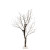 Lighted Snowy Tree with Bird Nest; 64 LEDS Lights; Indoor Only; with wooden base; AC Adaptor; Item Size: 23.5 Inch  x 16 Inch  x 51 Inch H