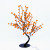 Floral Lights &#150; Lighted Orange Cherry Blossom Bonsai tree with 128 LED bulbs; Indoor only; 32 Inch  high; AC Adaptor