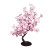Floral Lights - Pink Delphinium Bonsai Tree; 96 LED lights; Indoor only; 32 Inch  high; AC Adaptor