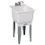 Utilatub Combo Laundry Tub with Faucet; Supply Lines; P-Trap
