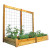 Raised Garden Bed with Trellis Kit Safe Finish 48x95x80 - 10''D