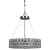 Alice 3-Light Chrome Chandelier with Crystal
