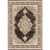 Shahrzad Kerman Cream Dark Brown Rug - 7 Ft. 10 In. x 11 Ft. 2 In.