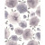 Poppies Lavender Wallpaper Sample