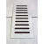 Ceramic vent cover made to match Carrara tile. Size - 5 Inch x 11 Inch