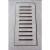 Porcelain vent cover made to match Sydney Ivory tile. Size -  5 Inch x 11 Inch