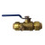 Push&#146;N&#146;Connect Ball Valve with Waste 1/2 Inch