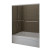 Tonik 2-Panel Frameless Tub Shower Door 59 1/2 Inches