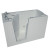 32 x 60 Left Drain White Air Jetted Walk-In Bathtub