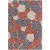 Portico Beige Navy Red Rug - 4 Ft. 7 In. x 6 Ft. 7 In.