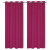 Karma faux cotton grommet curtain pair 54x95'' in Magenta