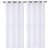 Luxura room darkening; insulated grommet curtain pair 56x95'' in White-Out White