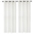 Luxura room darkening; insulated grommet curtain pair 56x95'' in Ivory Keys