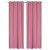 Silkana faux silk grommet curtain pair 56x88'' in Pink Bubble-gum