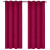 Luxura room darkening; insulated grommet curtain pair 56x95'' in Fab Fuchsia